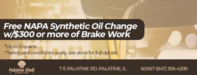 Synthetic NAPA Oil Change Special
